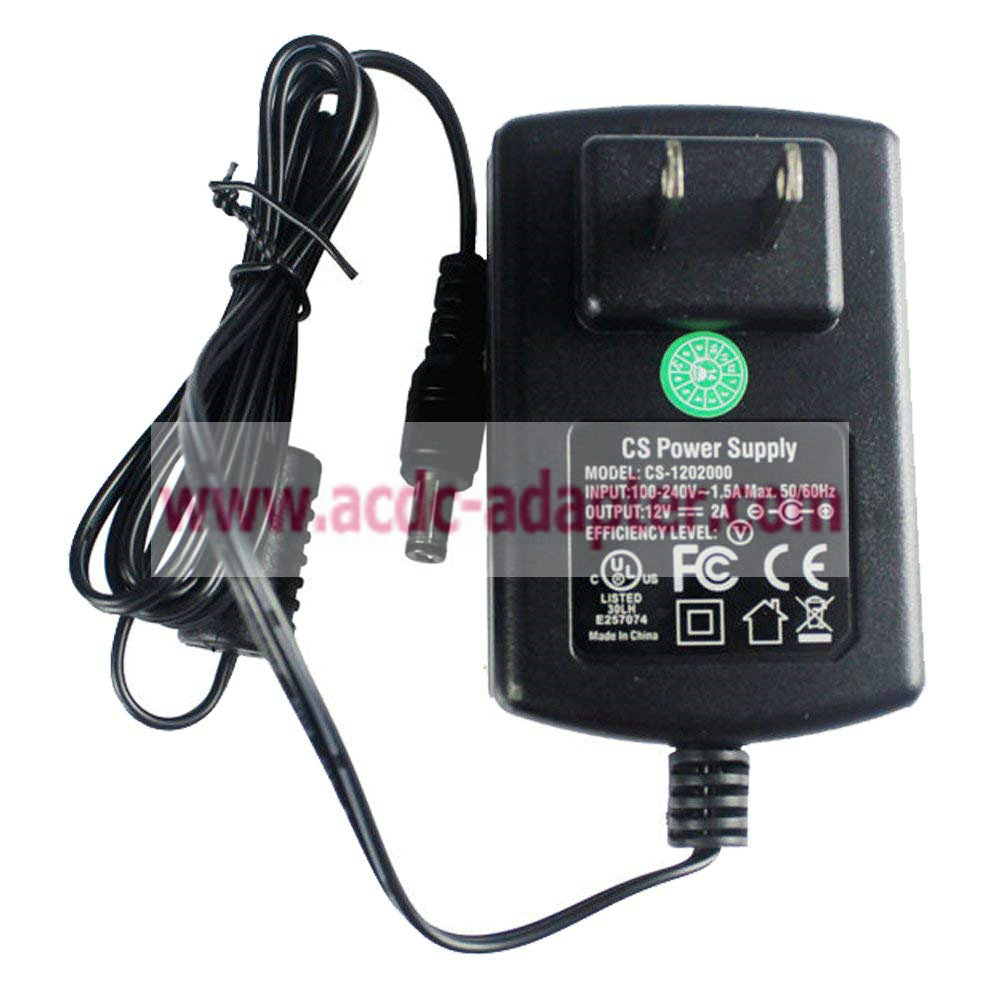 Brand new 12V 2A CS-1202000 Power Supply Adapter Switching 5.5*2.1mm for CCTV Came Brand new 12V 2A CS-1202000 Power Supply Adapter Switching 5.5*2.1mm for CCTV Came